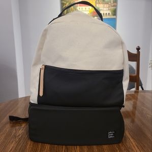 Petunia Pickle Bottom Diaper Bag Axis Backpack in Birch/Black